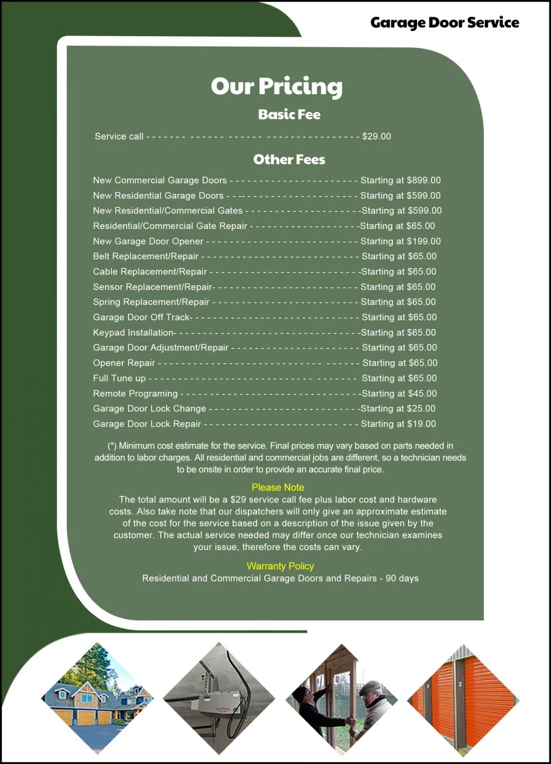 Metro Garage Doors San Diego, CA 858-500-3778